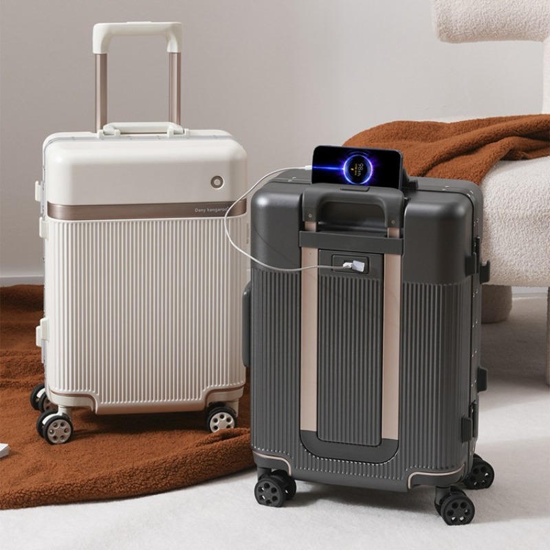 Aluminum Frame Carry On Luggage - Valigia da viaggio 20/22/24/26 con ruote