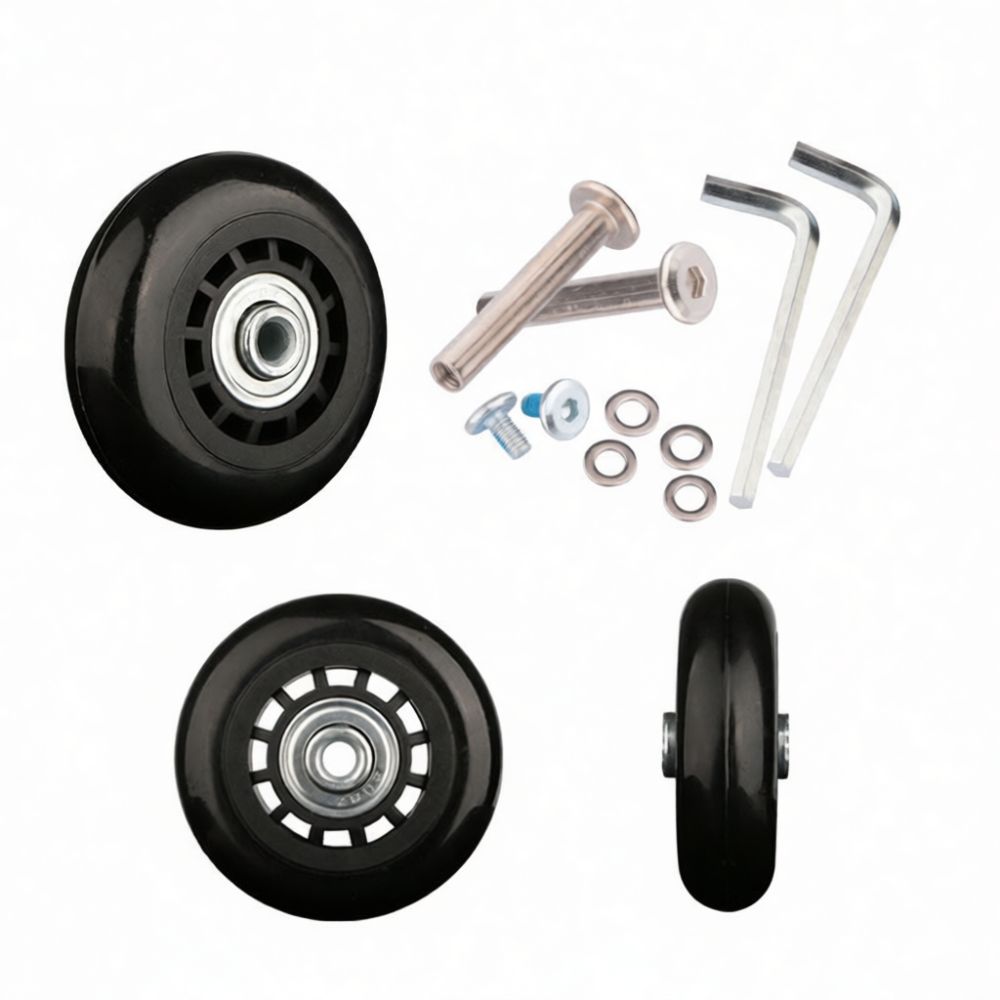 Silent Replacement Luggage Wheels - Ruote in gomma per valigie, silenziose