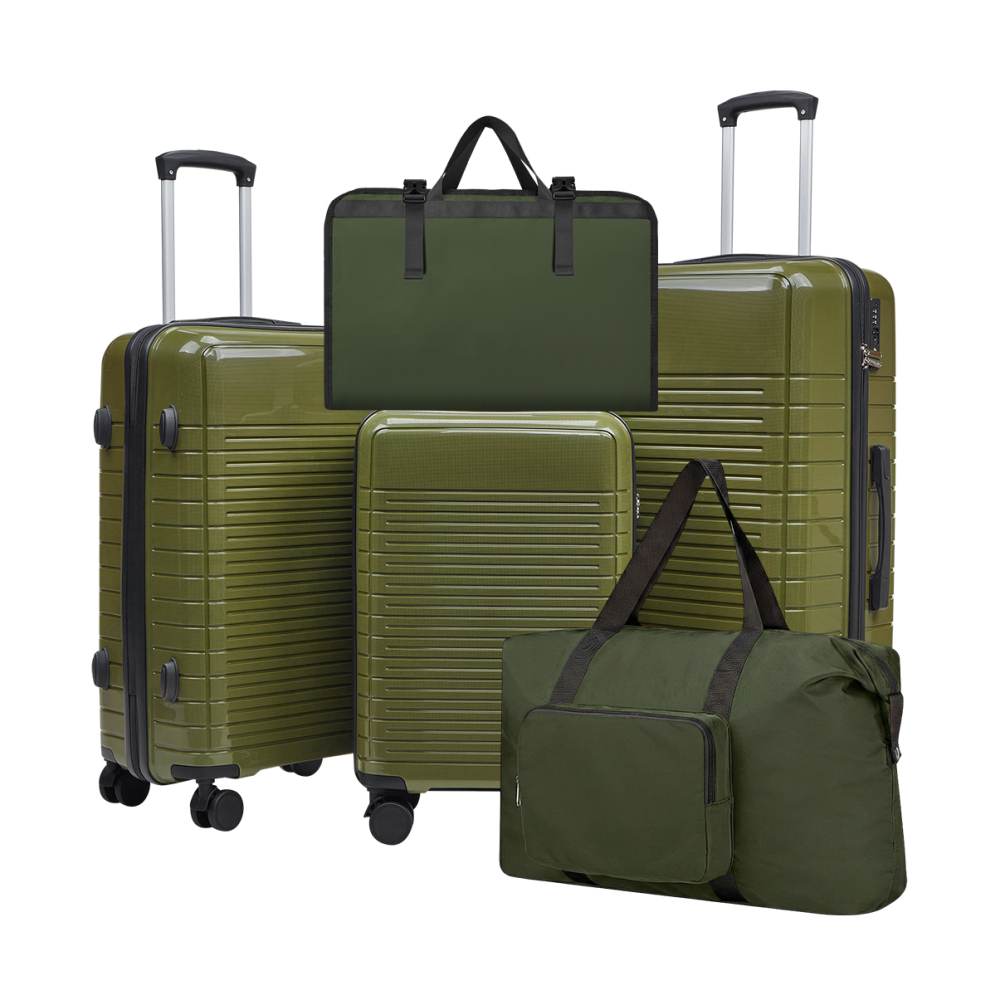 Foldable Rolling Luggage Bag - Set di 5 valigie rigide in
