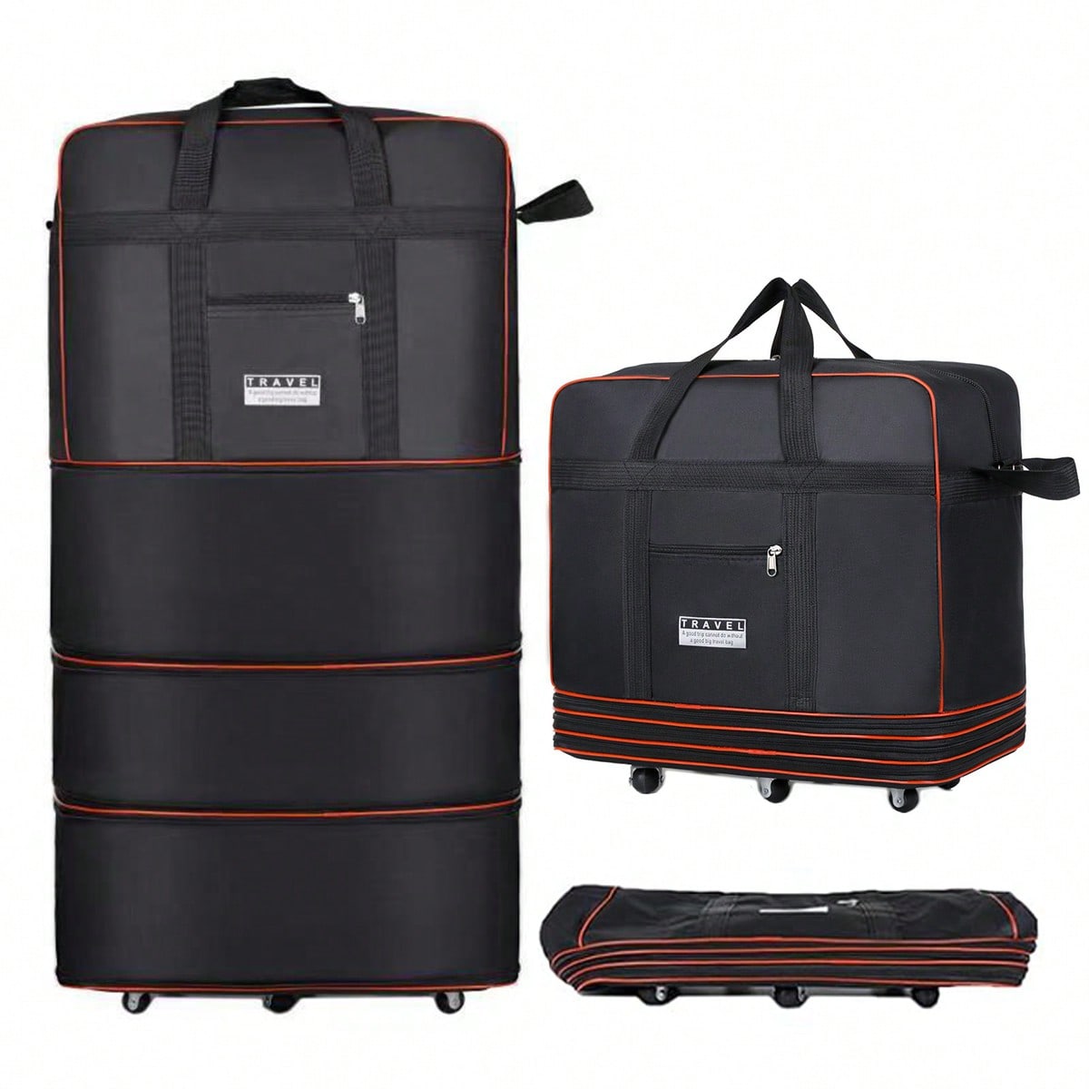 Borsa da viaggio pieghevole ne - Foldable Rolling Luggage Bag recensione e prezzo