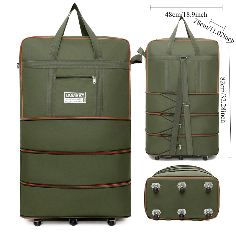 Borsa da viaggio pieghevole co - Foldable Rolling Luggage Bag recensione e prezzo