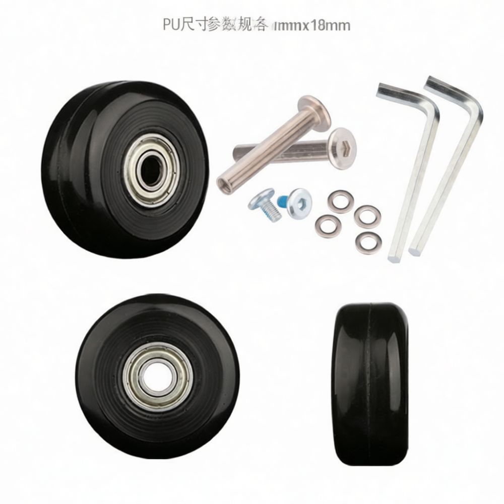 Ruote in gomma per valigie, si - Silent Replacement Luggage Wheels recensione e prezzo