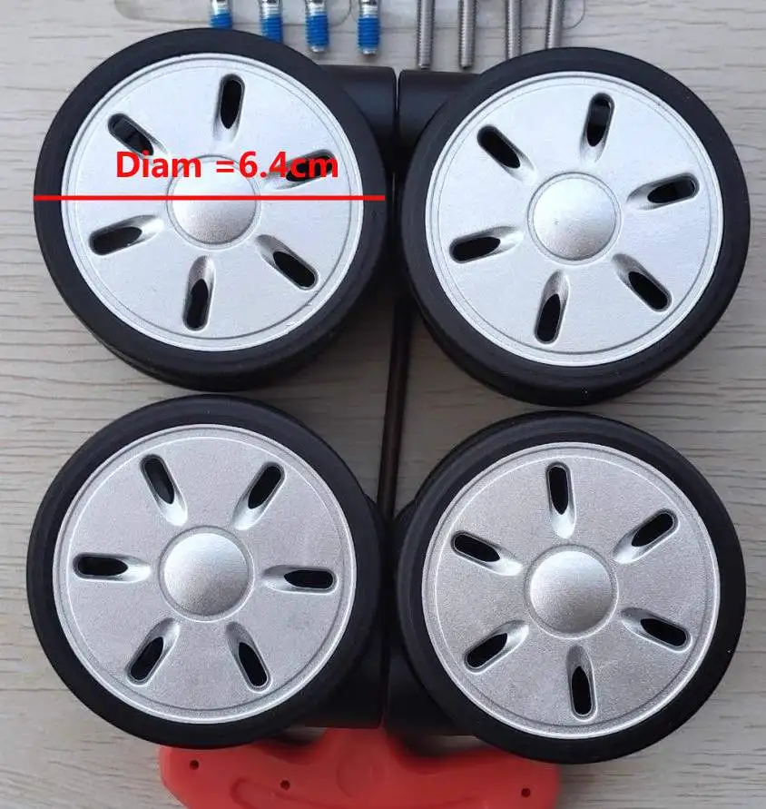 Adatto per la sostituzione del - Silent Replacement Luggage Wheels recensione e prezzo